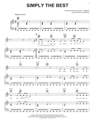 3.7 out of 5 stars 35 ratings. Tina Turner Simply The Best Sheet Music Pdf Notes Chords R B Score Piano Vocal Guitar Right Hand Melody Download Printable Sku 58809