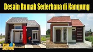 Teras rumah di kampung memiliki ciri khas tampilan yang minimalis dan bersahaja. Desain Rumah Minimalis Sederhana Di Kampung Supplier Bata Ekspos