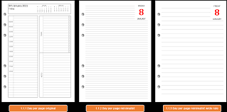 2021 diary free printable : My Life All In One Place Free 2021 Filofax Calendar Diary Downloads Part 1 A4 And A5 Size Daily Layouts