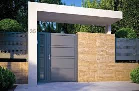 Modern house wooden gate isolated modern house gate. 40 Spectacular Front Gate Ideas And Designs Renoguide Australian Renovation Ideas And Inspiration