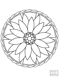 Free, printable coloring pages for adults that are not only fun but extremely relaxing. Easy Lotus Flower Mandala Coloring Pages Lawiieditions