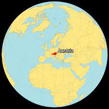 Austria Map In World Map Map Of Austria - Gis Geography