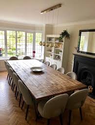 It is very creative if you can incorporate the long dining table with your kitchen elements. Image 0 Extra Large Dining Tables Large Dining Room Table Wooden Dining Room Table