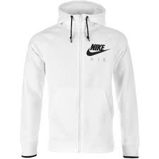Black And White Nike Sweatshirt Nike Air Zip Up Hoodie White 73 Liked On Polyvore Featuring Tops Hoodies Zip Up Hoodie Full Zip Up Hoodies White Hoodie White Hooded Sweatshirt Hoodies