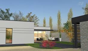 Maison Contemporaine De Plain Pied 111 M 4 Chambres Maison Contemporaine Maison Plain Pied Contemporaine Plan Maison Contemporaine