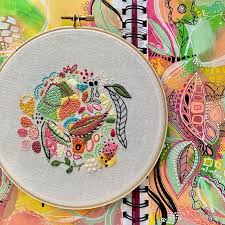 See more ideas about mixed media, embroidered photo, embroidered photographs. Exploring The Free Style Embroidery Of Mixed Media Artist Diane Scott Beth Colletti Art Design