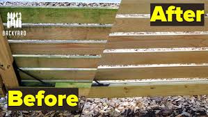 Process how clean the fence and remove the dirty using a pressure cleaning. How To Clean A Wood Fence Without Pressure Washing Backyardscape