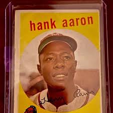 1959 Vintage Armour Meats Hank Aaron Baseball Card Coin Plastic Token  Braves