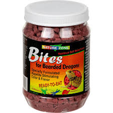 Reptile food & snake food and treatsit takes a very dedicated person to own a pet snake, lizard, frog or turtle: Nature Zone Bearded Dragon Bites Reptile Food Petco