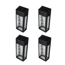 As solar lights rely on the light of the sun for power, they are sustainable and a great way to rejuvenate your home for the upcoming season. Solar Outdoor Wall Lighting Outdoor Lighting The Home Depot