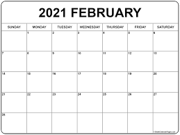 We offer thousands of free printable calendars and you are. 55 Styles Of Free Printable February 2021 Pages Hundreds Of Free Printable Cale In 2021 Blank Monthly Calendar Template Calendar Printables Monthly Calendar Template