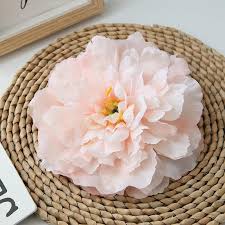 Diy artificial silk daisy peony flower heads bulk craft wedding decor aa. 50 Bulk Flowers Silk Peony White Flowers Artificial 16cm For Flower Wa Vanrina