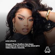 Megan Thee Stallion has been revealed as the host of the 2024 MTV Video  Music Awards. Congratulations Megan 👏🏾👏🏾👏🏾