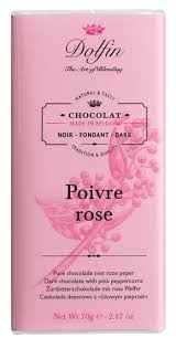 Dark With Pink Peppercorns Dark Chocolate Dark Chocolate Bar Dolfin
