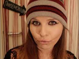 All releases are limited garments. Easy Chelsea Grin Smile Makeup Tutorial With Rigid Collodion Youtube