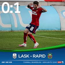 Watch the austrian bundesliga event: Orf Sport Der Sk Rapid Wien Gewinnt Beim Lask Durch Ein Facebook