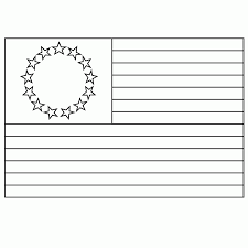 Suit in the colors of the american flag. Betsy Ross Coloring Page Coloring Home