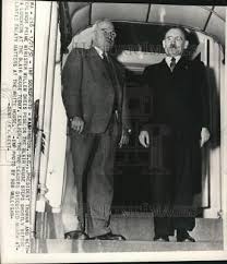 1952 Press Photo President Truman & Netherlands' Prime Minister Willem  Drees, DC