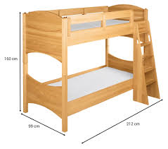 Hochbett spielbett toscana holz 150 cm hoch cm direkt. Biokinder Set Noah Etagenbett 90x200 Cm Erle