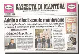 La gazzetta di mantova è un quotidiano edito da gedi gruppo editoriale s.p.a. Crisi Editoria Sciopera La Gazzetta Di Mantova Editoria Tv