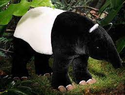 Kosen 6400 Malayan Tapir Tapir Baby Wild Animals Plush Stuffed Animals