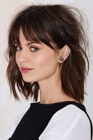 Short hair + long fringe = a match made in hairstyle heaven! Appealing Hairstyles For Round Faces That Can Stun Everyone In No Time Hair Styles Medium Hair Styles Short Hair Styles