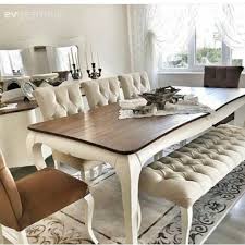 Pin By Mahmoud Harmed On ديكور Dining Room Sideboard Shabby Chic Dining Tables Dining Table Makeover