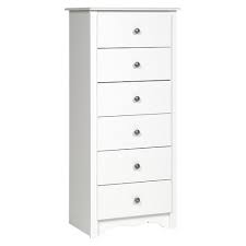 With contemporary shaping and finish, the dresser features a white finish and exquisite metal knobs. Monterey Vertical Dresser White Prepac Target