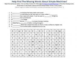 Download all our simple machines worksheets for teachers, parents, and kids. Simple Machines Worksheet Free Science For Kids Hidden Words Puzzle Game To Print