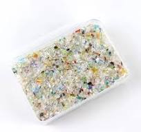 2.82oz leuchtende unregelmäßige zerkleinerte glassteine ...