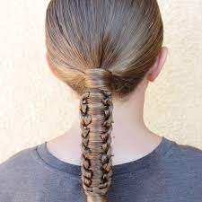 A queue or cue is a hairstyle worn by the jurchen and manchu peoples of manchuria, and later required to be worn by male subjects of qing china. Two Sided Chinese Ladder Braid Or Samurai Braid On Quinn Today Click On The Link In My Profil Chinese Ladder Braid Ladder Braid Braided Hairstyles Updo