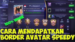 Kamu buat squad di mobile legends atau pubg mobile tapi bingung gimana logo yang pas dengan nama squad?. Cara Mendapatkan Border Avatar Speedy Mobile Legends Bang Bang Mobile Legends