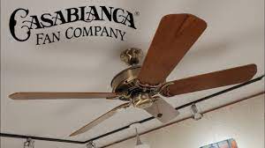 If you want to keep lights, you can also install it on the ceiling fan. Casablanca Panama 5 Ceiling Fan Youtube