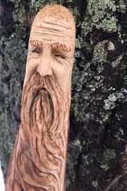 How To Carve A Woodspirit In A Hiking Stick Wood Walking Stick Carving Hand Carved Wood Spirit Stick By Josh Carte Hiking Stick Artist Best Gift Ever Han Carving Wooden Walking Sticks Walking Sticks