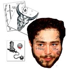 We did not find results for: Amazon Com Updated 2020 Posty Malone Inspired Face Neck Temporary Tattoos Set New Tattoos Included Skin Safe Long Lasting Beauty