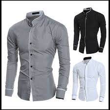 2017 Fashion New Long Sleeve Shirts Men Korean Slim Design Cotton Casual Male Dress Shirts Summer Autumn Shirts For Man Us Size Xs Xl Wish Long Sleeve Shirt Men Mens Shirt Dress Mens Casual Dress