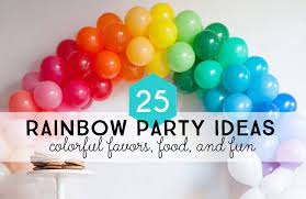 Birthday party 1st rainbow themed games. 25 Rainbow Party Ideas That Will Knock Your Socks Off Fun Loving Families