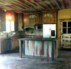 Galvanized Metal Kitchen Backsplash Metal Sheets Metal Sheets Metal Backsplash Kitchen Rustic Farmhouse Kitchen Farmhouse Kitchen Cabinets