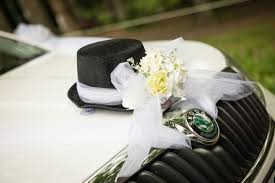 Image result for svatební  výzdoba auta