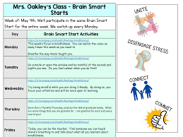 Brain smart start activities