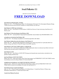 Download kumpulan soal psikotes dan jawabannya pdf. Download Book Soal Psikotes Ui Pdf