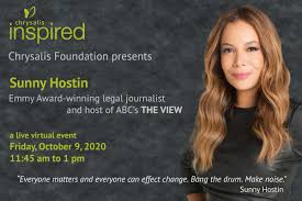 Free delivery worldwide on over 20 million titles. Chrysalis Foundation Welcomes Sunny Hostin To Inspired 2020