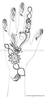 Mehndi tattoo, also known as henna tattoo, is a tradition from the middle east and south asia. Mehndi Design Draw With Pencil