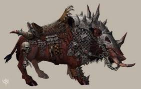 Warhammer Online Player Mounts Displayed In Concept Art Gallery Fantasy Beasts Creature Concept Art Concept Art Gallery