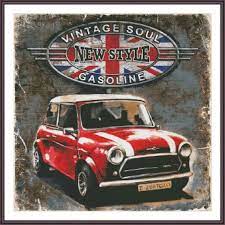 Love coffee and cross stitch is a quick stitch, you this free valentine cross stitch pattern and matching floss thread holders are a handy cute addition to your stash. Vintage Car Counted Cross Stitch Pattern Great Britain Flag Etsy Vintage Soul Retro Vintage Cars