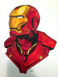 Iron Man Watercolor On Behance Iron Man Art Iron Man Drawing Iron Man Painting