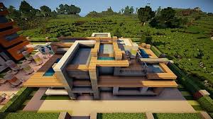 Akila gaming's modern minecraft mansion is a spectacular sight. Minecraft Modern House Minecraft Map