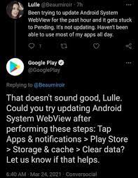 I have recently updated my asus zenfone max pro m1 to android 10 and found that below two apps is not updating with latest updates Icakotkun5xh9m