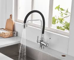 There are diverse types of kitchen faucets on the market, they also come in different shapes, styles, and color. 3 Way Black Pu Double Handle Kitchen Faucet China Kitchen Faucet Kitchen Faucet Brass Made In China Com