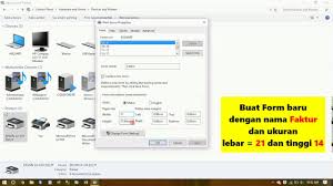Tutorial Setting Printer Epson Lx 310 Untuk Format Kertas Faktur Continuous Form Youtube